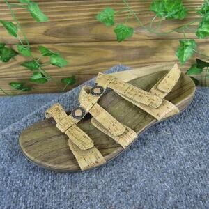Orthaheel Women's Yasminii Cork Gladiator‎ Brown Synthetic 9 Medium Gently Used